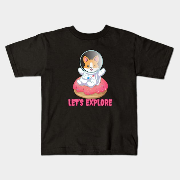 Let's Explore Kids T-Shirt by Carolina Cabreira